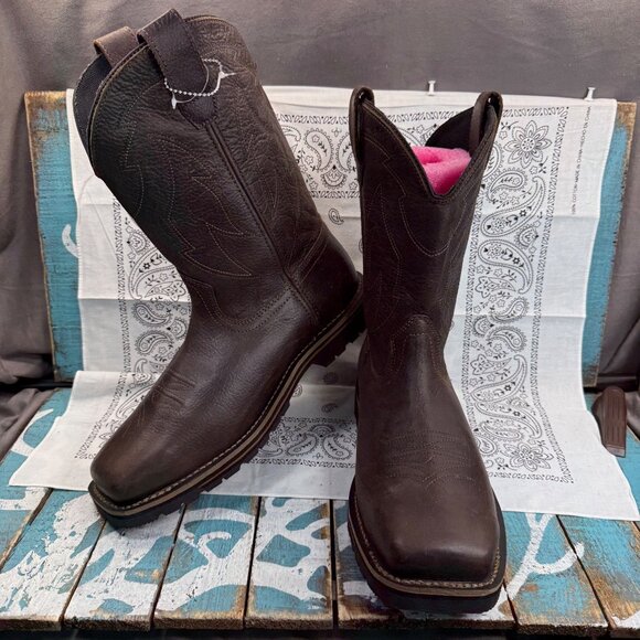 NEW Irish Setter Red Wing 83979 Kittson Soft Sq Toe Cowboy Work Boot  Mens 10.5D - Picture 2 of 10